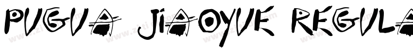 Pugua Jiaoyue Regula字体转换